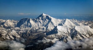 Mount Everest as seen from Drukair